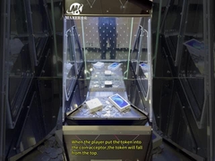 Desain Baru Mesin Pencetak Koin Pemain Tunggal Mesin Pencetak Koin Arcade Kaca