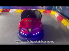 Indoor Adult Bumper Car Merah Biru Emas Perak Kiddie Rides Electric Bumper Car